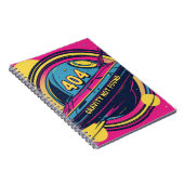 404 Gravity not found - Retro Space Pop Art Notizblock (Rechte Seite)