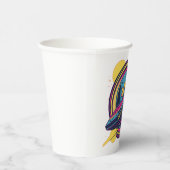 404 Gravity not found - Retro Space Pop Art Pappbecher (Rechts)