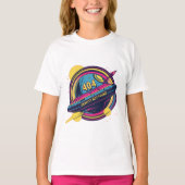 404 Gravity not found - Retro Space Pop Art T-Shirt (Vorderseite)