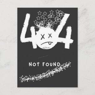 404 KEINE VERBINDUNG POSTKARTE