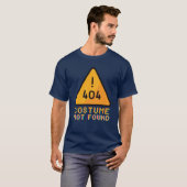 404 Kostüm nicht gefunden lustig T-Shirt (Vorne ganz)