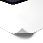 404 Nicht gefundenes Poster (Ecke)