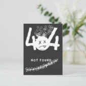 404 NO CONECTION POSTKARTE (Stehend Vorderseite)