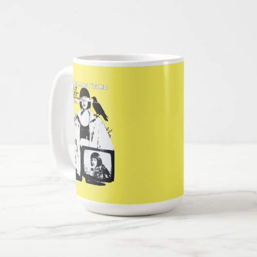 404: Normal Not Found – Glitched Soul Kaffeetasse (Vorderseite Links)