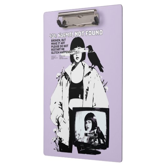 404: Normal Not Found – Glitched Soul Klemmbrett (Links)