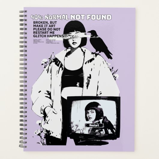 404: Normal Not Found – Glitched Soul Planer (Vorderseite)