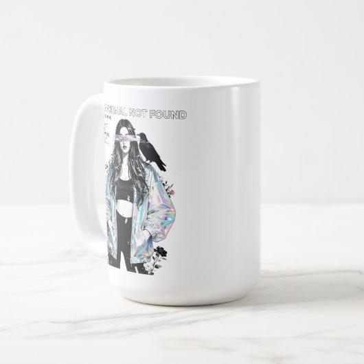 404 – Normal Not Found Kaffeetasse (Vorderseite Links)