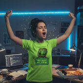 404 Schlaf nicht gefunden - Funny Tech Pixel Robot T-Shirt