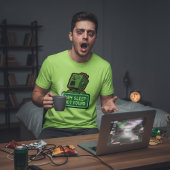 404 Schlaf nicht gefunden - Funny Tech Pixel Robot T-Shirt