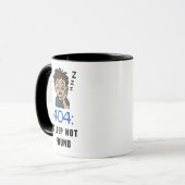 404 Schlaf nicht gefunden Tasse (Vorderseite Links)