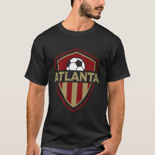 404 United Atlanta Soccer Ball Abzeichen Jersey T-Shirt