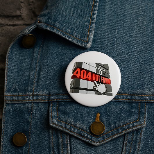 404 Website-Fehlermeldung nicht gefunden Button