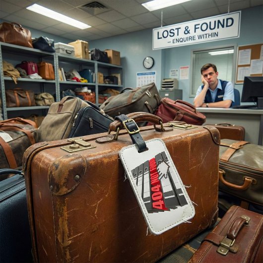 404 Website-Fehlermeldung nicht gefunden Gepäckanhänger