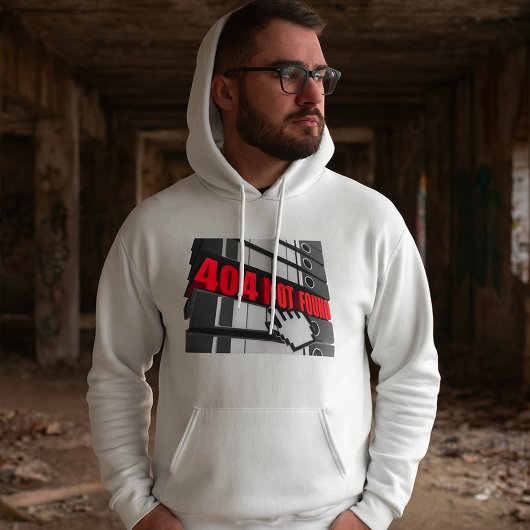 404 Website-Fehlermeldung nicht gefunden Hoodie
