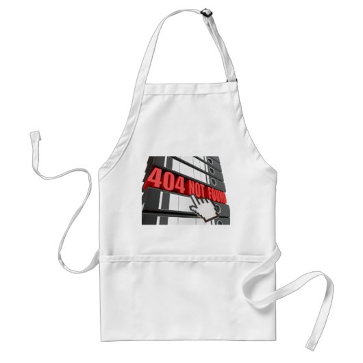 404 Website-Fehlermeldung nicht gefunden Schürze (Vorne)