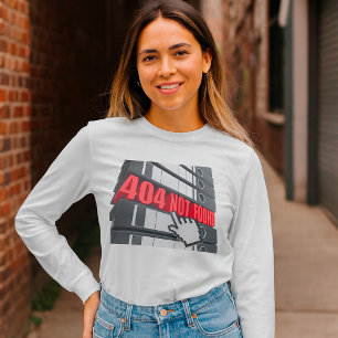 404 Website-Fehlermeldung nicht gefunden T-Shirt