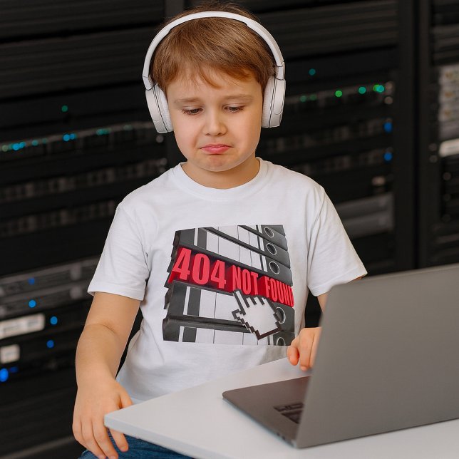404 Website-Fehlermeldung nicht gefunden T-Shirt (Von Creator hochgeladen)
