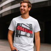 404 Website-Fehlermeldung nicht gefunden T-Shirt