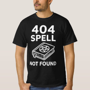 404-Zauber nicht gefunden   Wizard Tech Support Lu T-Shirt