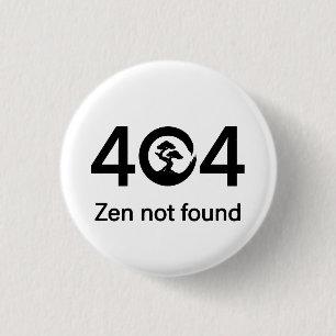 404 - Zen nicht gefunden Button