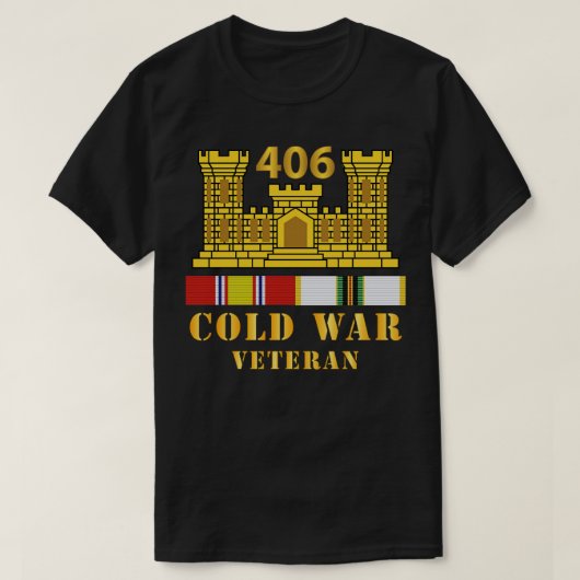 406. Technikbataillon ENG Zweigstelle ColdVeteran T-Shirt (Design vorne)