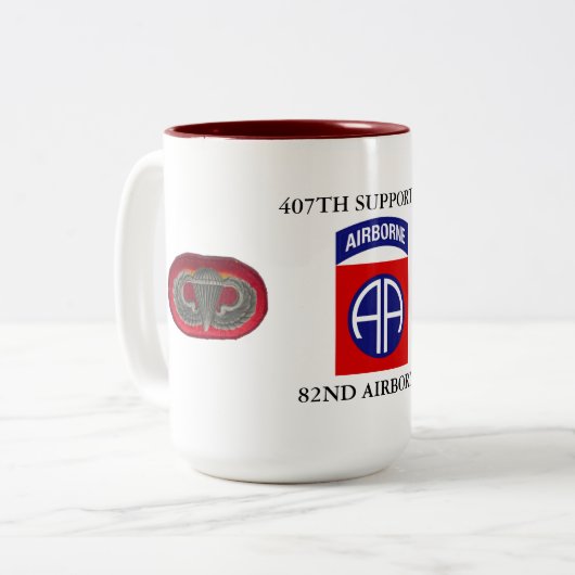 407TH IM FLUGZEUG TASSE DES STÜTZbataillon-82. (Vorderseite Links)