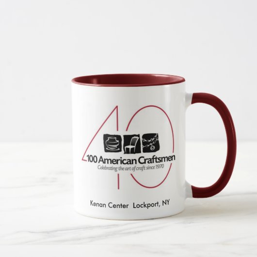 40. 100 amerikanische Handwerker-Wecker-Tasse Tasse (Rechts)