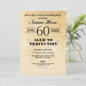 40. 50. 60. 70. ALTERSGRUPPE EINLADEN EINLADUNG (Stehend Vorderseite)