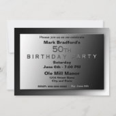 40. - 50. GEBURTSTAGLICHE EINLADUNG - KLASSE (Rückseite)