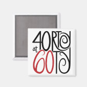 40 bei 60ty Magnet (Vorderseite/Rückseite)