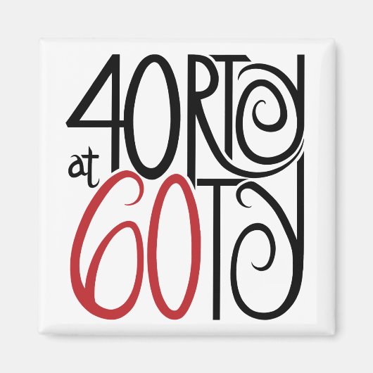 40 bei 60ty Magnet (Vorne)