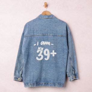 40. BIRTHDAY DENIM JACKET JEANSJACKE