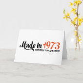 40 birthday karte (Gelbe Blume)