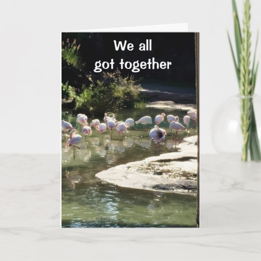 "40. BIRTHDAY WISHES" VON "ALL" DER US-Karte Karte (Vorderseite)