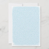 40. Circus Ballon Girl mit Punkten Einladung (Rückseite)