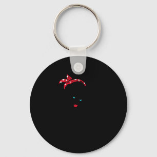 40.Dialyse Dialyse Nurse Rosie The Riveter Schlüsselanhänger