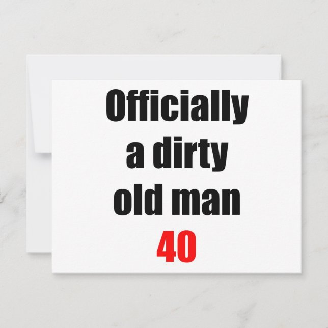 40 Dirty Old Man (Vorderseite)