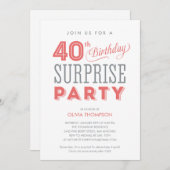 40. EINLADUNG (Vorne/Hinten)