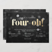 40. Einladung Vier-oh (Vorne/Hinten)