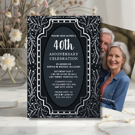 40. Einladungen zum Hochzeitstag Elegant