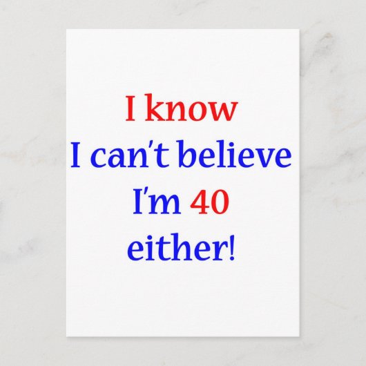 40 Entweder Postkarte (Vorderseite)