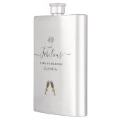 40 fabelhafte Monogramm-Schrift zum 40. Geburtstag Flachmann (Links)