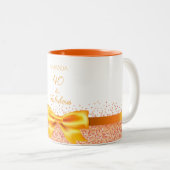 40 fabelhafte Rose Zweifarbige Tasse (VorderseiteRechts)