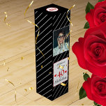 40 & Fabulous 40. Geburtstag Foto Schwarz & Weiß Weinbox<br><div class="desc">40 & Fabulous 40. Geburtstag Foto Black & White Weinkiste. Personalisieren Sie mit ihr oder seinem Foto und Namen. Schwarz-Weiß Streifen Muster. Der Schriftart im Skriptstil und die Farben können beim Bearbeiten geändert werden. Wenn Sie Hilfe benötigen oder ein anderes Produkt wünschen, wenden Sie sich bitte an Sandy unter admin@giftsyoutreasure.com...</div>
