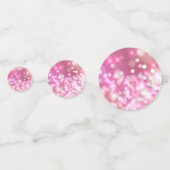 40 & Fabulous, 40. Geburtstag Pink Glamour Konfetti (Rückseiten)