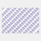 40 & Fabulous - Spaß Lila 40. Geburtstag Geschenkpapier Set (Vorderseite 2)