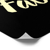 40 & Fabulous Yellow Daisy Blume Wasserfarbe Foto Poster (Ecke)