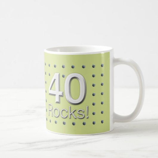 40 Felsen! Kaffeetasse (Rechts)