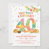 40. Fiesta Geburtstagsparty Einladung (Vorderseite)