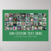 40 Foto Collage - 4 Zeilen 10 Spalten - Text für S Poster (Vorne)